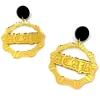 Bamboo Hoops | Earrings^Haus Of Dizzy 'ACAB' Bamboo Hoops