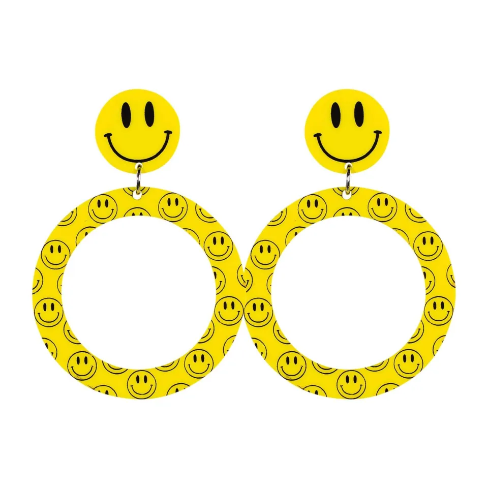 haus_of_dizzy_all_smiles__0.webp Earrings^Haus Of Dizzy 'All Smiles' Hoops