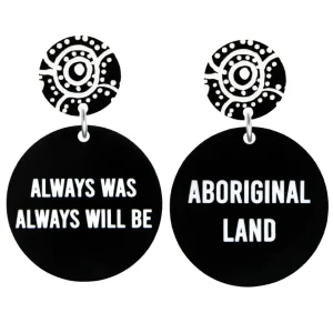 Earrings^Haus Of Dizzy 'Always Was Always Will Be Aboriginal Land' Earrings