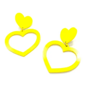 Earrings | Barbie Hearts^Haus Of Dizzy Barbie Heart Earrings