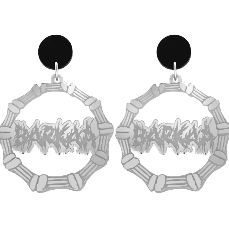 haus_of_dizzy_barkaa_bamb_3.webp Earrings | Bamboo Hoops^Haus Of Dizzy 'BARKAA' BAMBOO HOOPS
