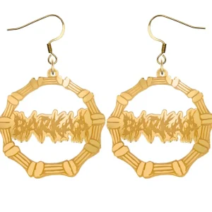 Earrings | Bamboo Hoops^Haus Of Dizzy 'BARKAA' BAMBOO HOOPS