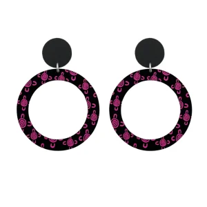 Earrings^Haus Of Dizzy Blak Collection - 'Meeting Place' Hoop Earrings