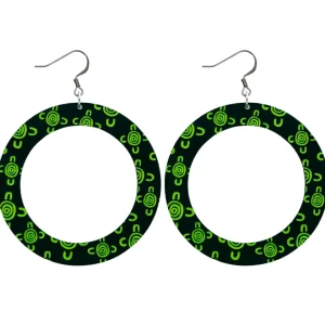 Earrings^Haus Of Dizzy Blak Collection - 'Meeting Place' Hoop Earrings