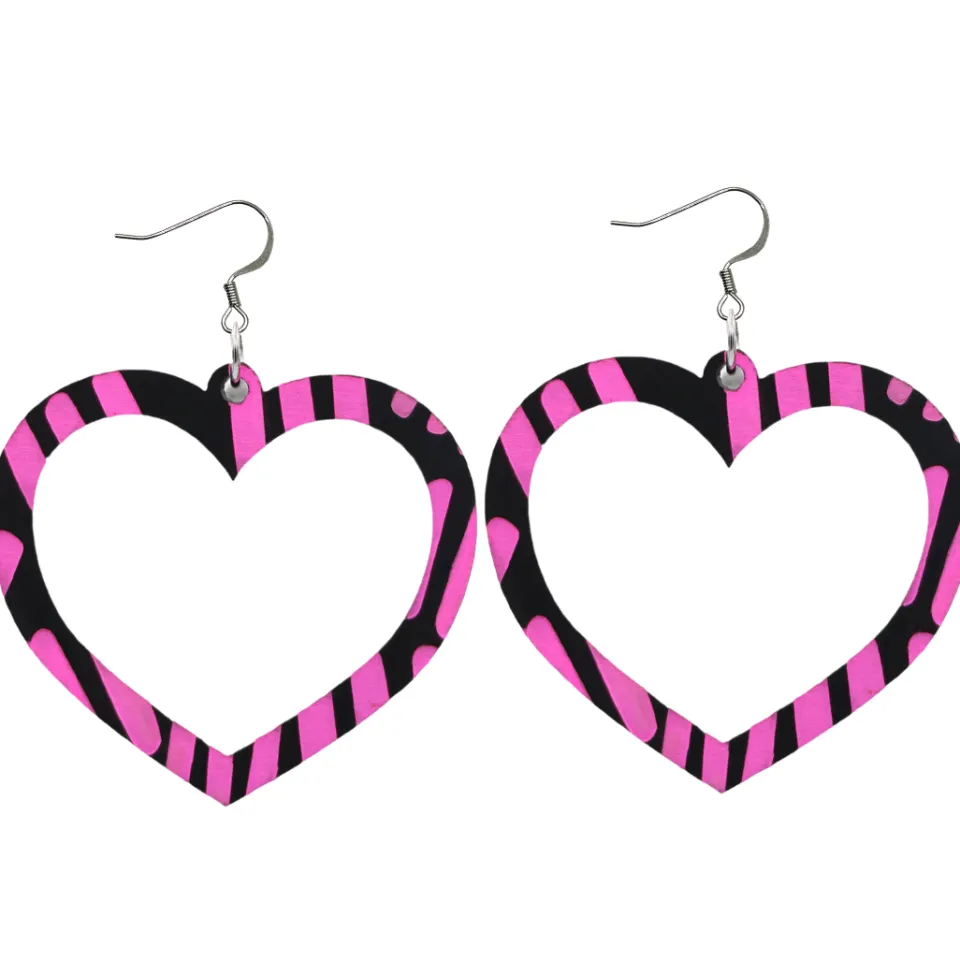 haus_of_dizzy_blak_collec_14-2.webp Earrings^Haus Of Dizzy Blak Collection – 'Markings' Heart Hoop Earrings