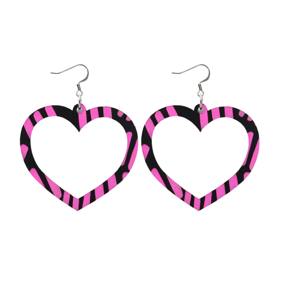 haus_of_dizzy_blak_collec_16-2.webp Earrings^Haus Of Dizzy Blak Collection – 'Markings' Heart Hoop Earrings