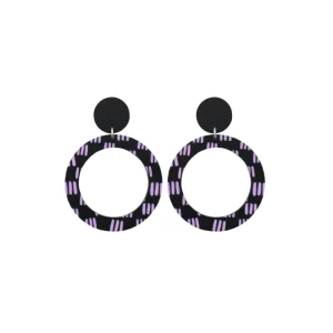 Earrings^Haus Of Dizzy Blak Collection – 'Markings' Hoop Earrings