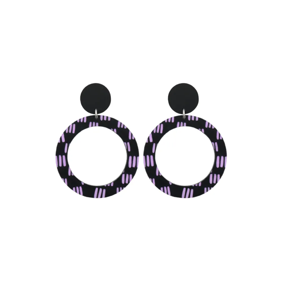 haus_of_dizzy_blak_collec_17-3.webp Earrings^Haus Of Dizzy Blak Collection – 'Markings' Hoop Earrings
