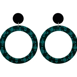 Earrings^Haus Of Dizzy Blak Collection - 'Meeting Place' Hoop Earrings