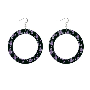 Earrings^Haus Of Dizzy Blak Collection - 'Meeting Place' Hoop Earrings
