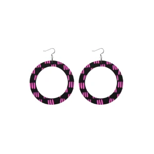 Earrings^Haus Of Dizzy Blak Collection – 'Markings' Hoop Earrings