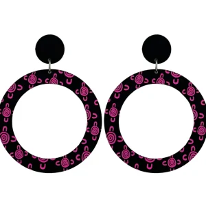Earrings^Haus Of Dizzy Blak Collection - 'Meeting Place' Hoop Earrings