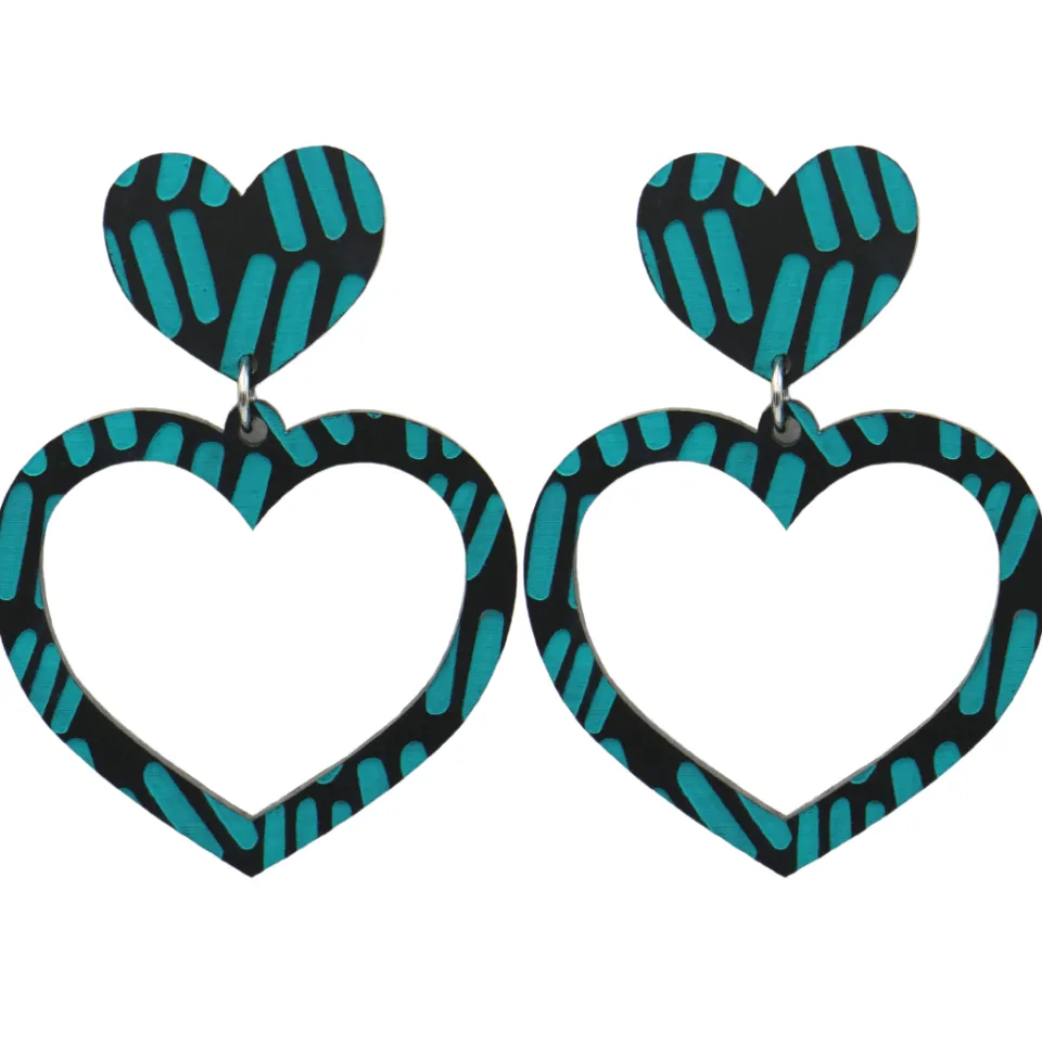 haus_of_dizzy_blak_collec_9-2.webp Earrings^Haus Of Dizzy Blak Collection – 'Markings' Heart Hoop Earrings