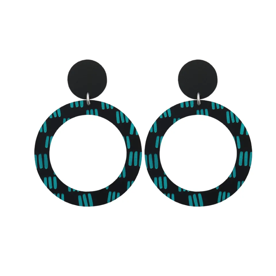 haus_of_dizzy_blak_collec_9-3.webp Earrings^Haus Of Dizzy Blak Collection – 'Markings' Hoop Earrings
