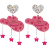 Earrings^Haus Of Dizzy 'Blak Cutie' Dangle Earrings