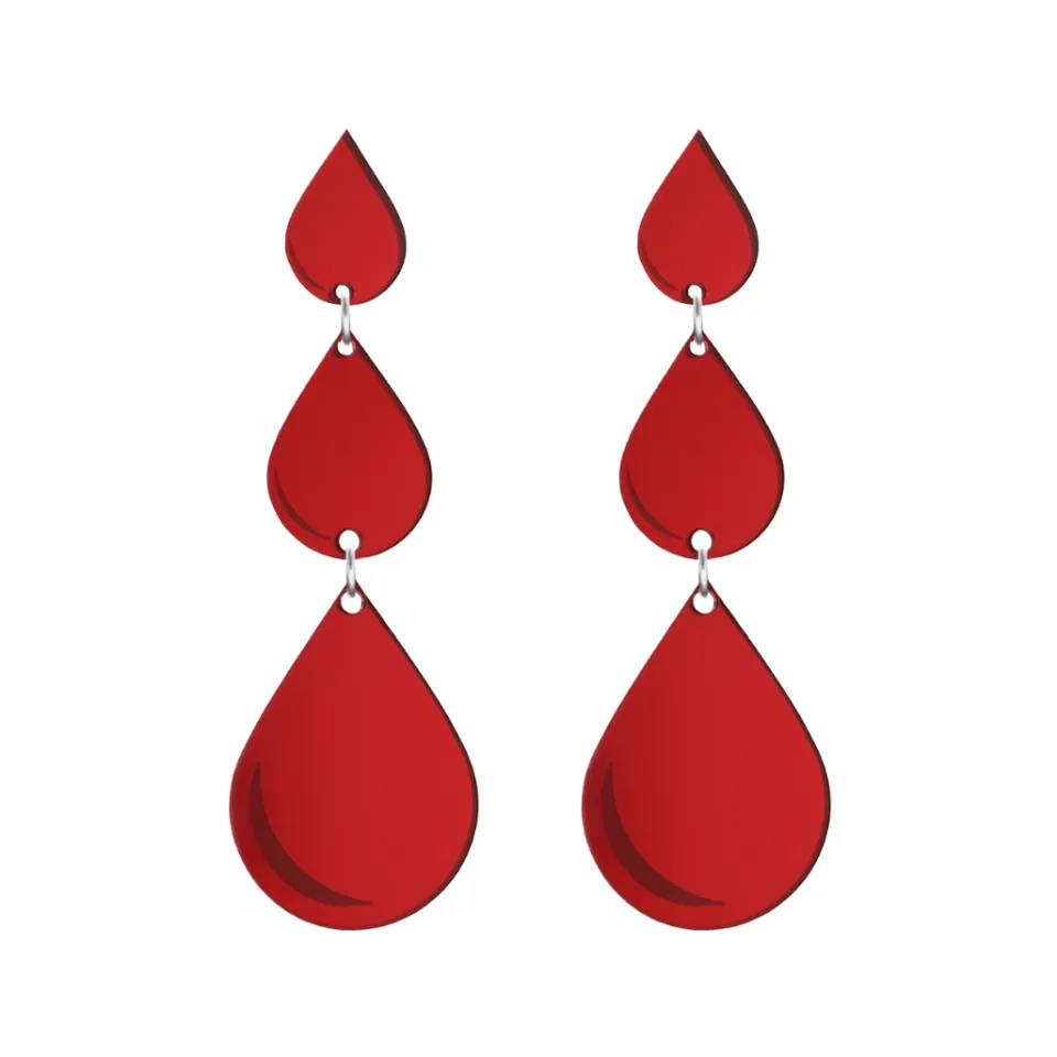 haus_of_dizzy_bloody_drip_0.webp Earrings^Haus Of Dizzy 'Bloody Drip' earrings