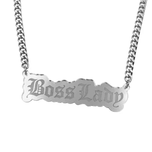 Necklaces^Haus Of Dizzy 'Boss Lady' Plate Necklace