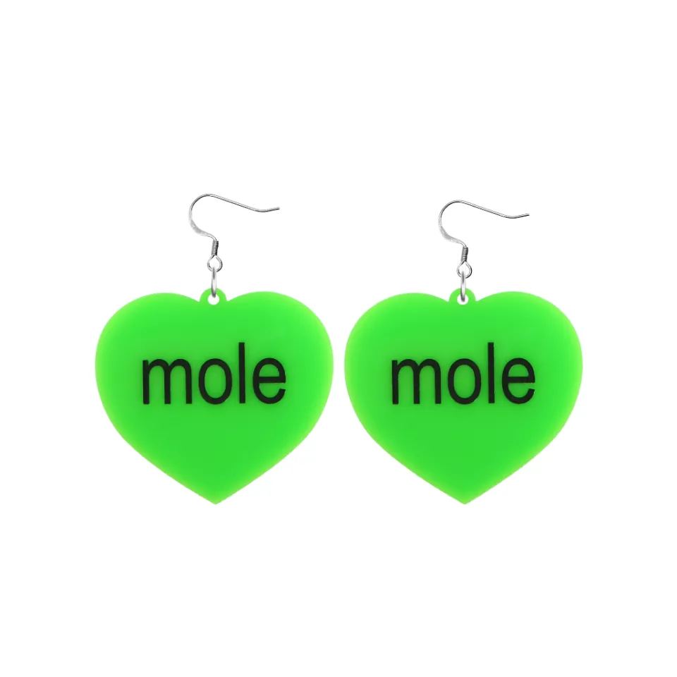 haus_of_dizzy_brat_summer_15.webp Earrings^Haus Of Dizzy 'brat summer' Heart Earrings