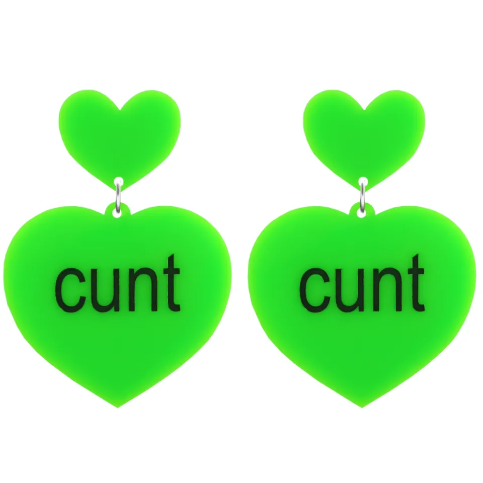 haus_of_dizzy_brat_summer_8.webp Earrings^Haus Of Dizzy 'brat summer' Heart Earrings