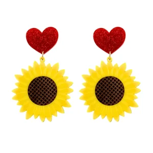 Earrings^Haus Of Dizzy 'Carmen' Sunflower Earrings