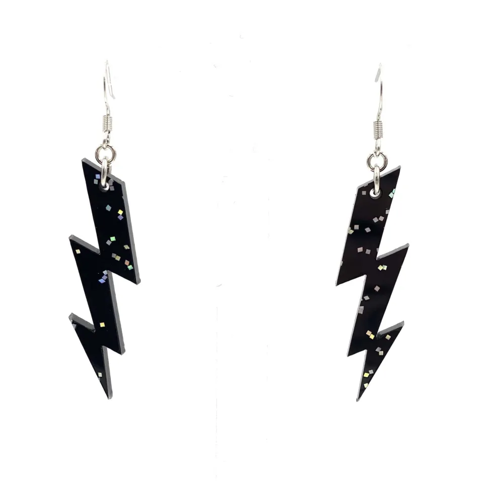 haus_of_dizzy_chunky_glit_0.webp Earrings^Haus Of Dizzy Chunky Glitter Bolt Earrings