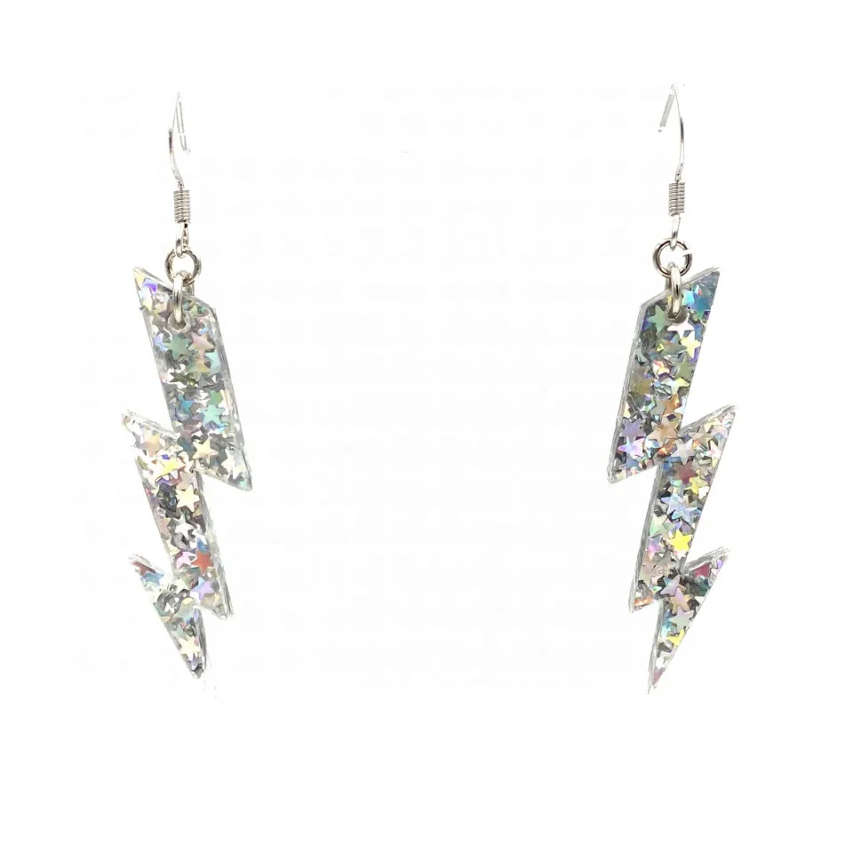 haus_of_dizzy_chunky_glit_1.webp Earrings^Haus Of Dizzy Chunky Glitter Bolt Earrings