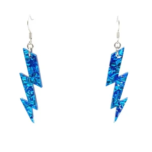 Earrings^Haus Of Dizzy Chunky Glitter Bolt Earrings