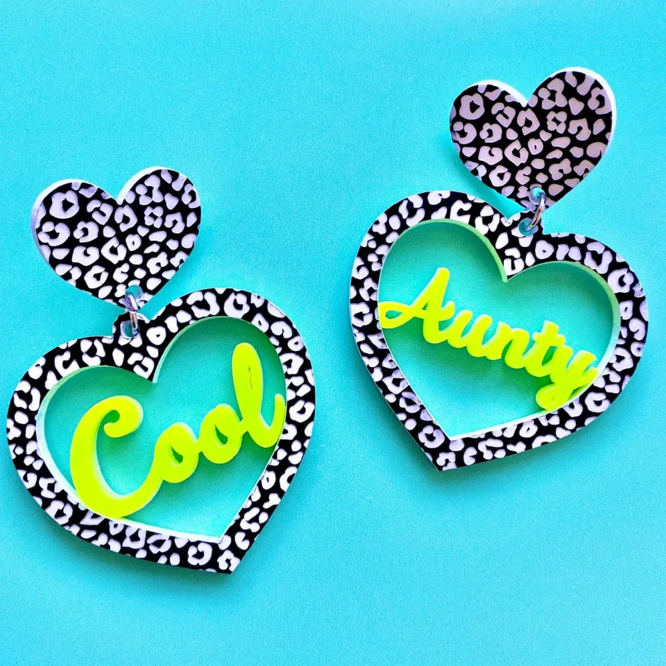 haus_of_dizzy_cool_aunty__0.webp Earrings^Haus Of Dizzy 'Cool Aunty' Heart Earrings