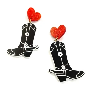 Earrings^Haus Of Dizzy 'Cowboy Boot' Earrings