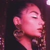 Earrings^Haus Of Dizzy 'Croc Queen' Mirror Heart Earrings