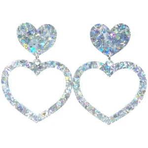 Barbie Hearts | Earrings^Haus Of Dizzy Crystal Barbie Heart Earrings