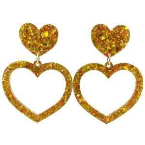 Barbie Hearts | Earrings^Haus Of Dizzy Crystal Barbie Heart Earrings