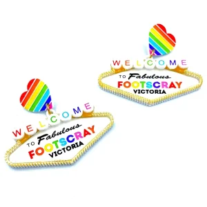 Personalised Jewels | Earrings^Haus Of Dizzy Custom 'Welcome to the Fabulous Hood' Earrings