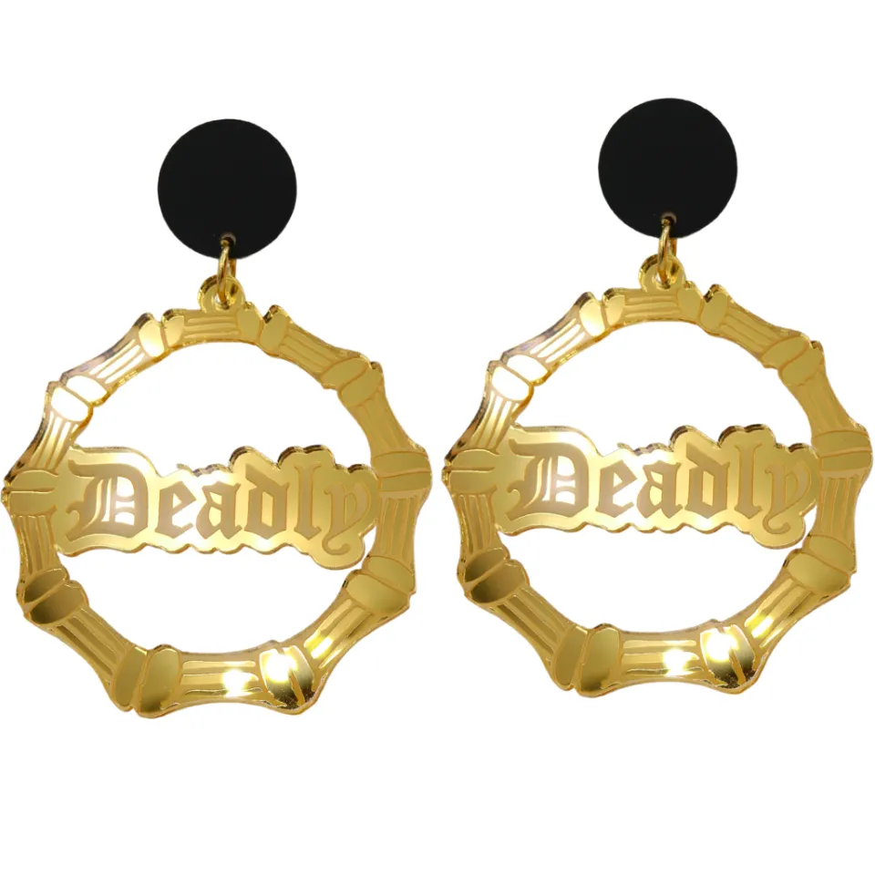 haus_of_dizzy_deadly_bamb_0.webp Earrings^Haus Of Dizzy 'Deadly' Bamboo Hoops