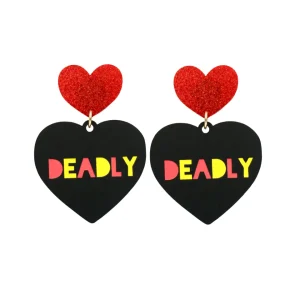 Earrings^Haus Of Dizzy 'Deadly' Heart Earrings