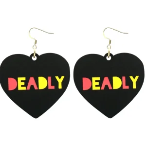 Earrings^Haus Of Dizzy 'Deadly' Heart Earrings