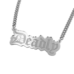 Necklaces^Haus Of Dizzy 'Deadly' Plate Necklace