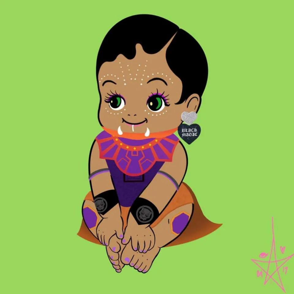 haus_of_dizzy_dizzy_chick_0.webp Greeting Cards^Haus Of Dizzy 'Dizzy Chicks Super Girl Gang' Greeting Cards