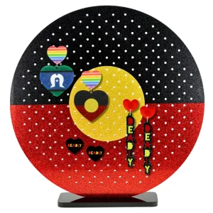 Earrings | Jewellery Stands^Haus Of Dizzy 'First Nations Pride' Glitter Jewellery Stand