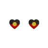 Earrings^Haus Of Dizzy 'First Nations Pride' Heart Studs