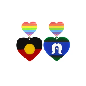 Earrings^Haus Of Dizzy 'First Nations Rainbow Pride' Earrings