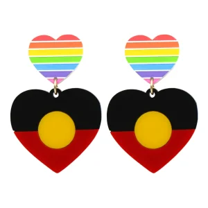 Earrings^Haus Of Dizzy 'First Nations Rainbow Pride' Earrings