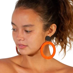 Earrings^Haus Of Dizzy 'Fiyah' Hoop Earrings