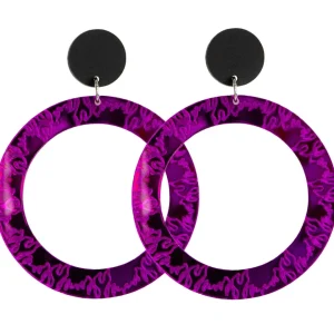 Earrings^Haus Of Dizzy 'Fiyah' Hoop Earrings