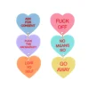 Earrings^Haus Of Dizzy Gentle Reminder 'All the Feels' Pastel Heart Earrings