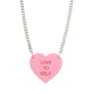 Necklaces^Haus Of Dizzy 'Gentle Reminder' Candy Heart Necklace