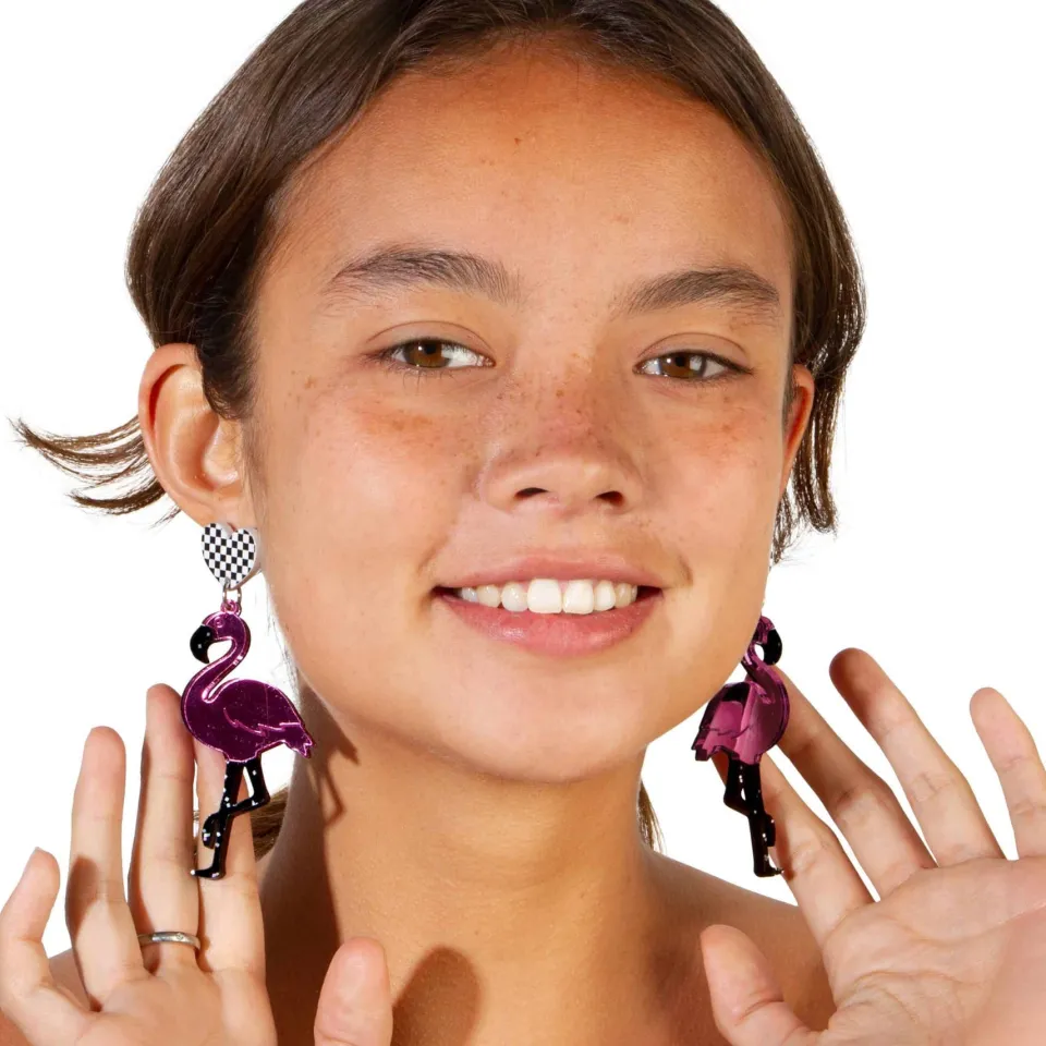 haus_of_dizzy_grande_flam_1.webp Earrings^Haus Of Dizzy Grande Flamingo Earrings