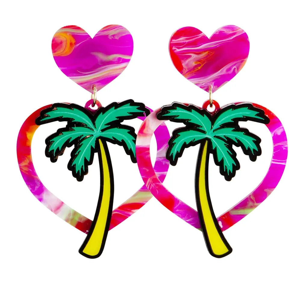 haus_of_dizzy_hawaiian_su_0.webp Earrings^Haus Of Dizzy Hawaiian Sunset Heart Earrings