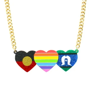 Necklaces^Haus Of Dizzy 'Hearts of Pride' Necklace