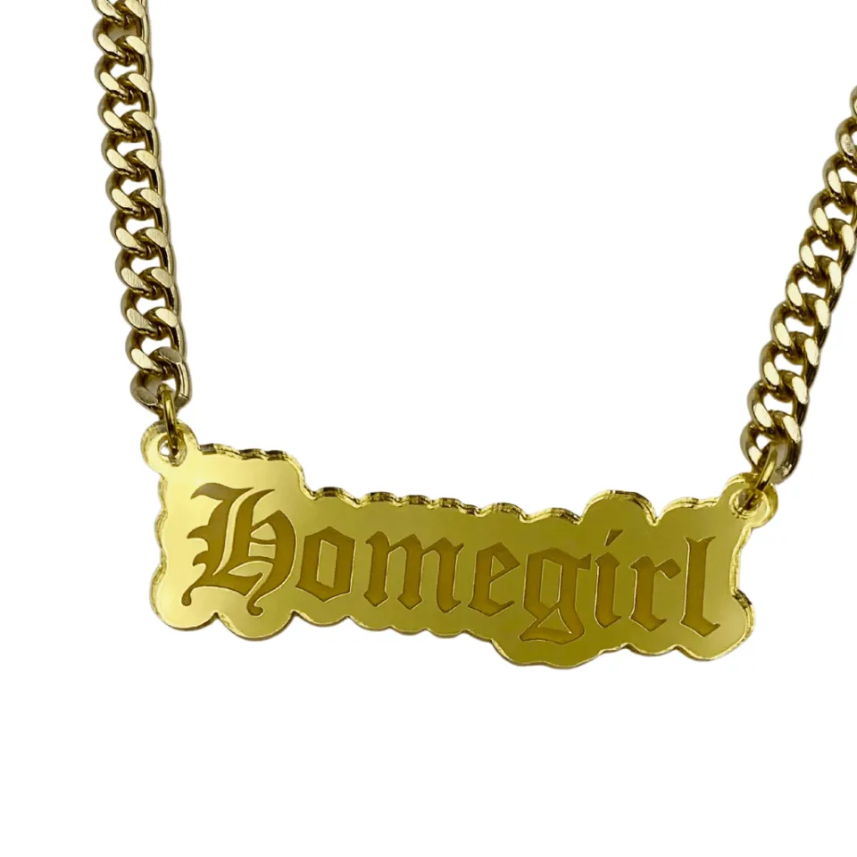 haus_of_dizzy_homegirl_pl_0.webp Necklaces^Haus Of Dizzy 'Homegirl' Plate Necklace